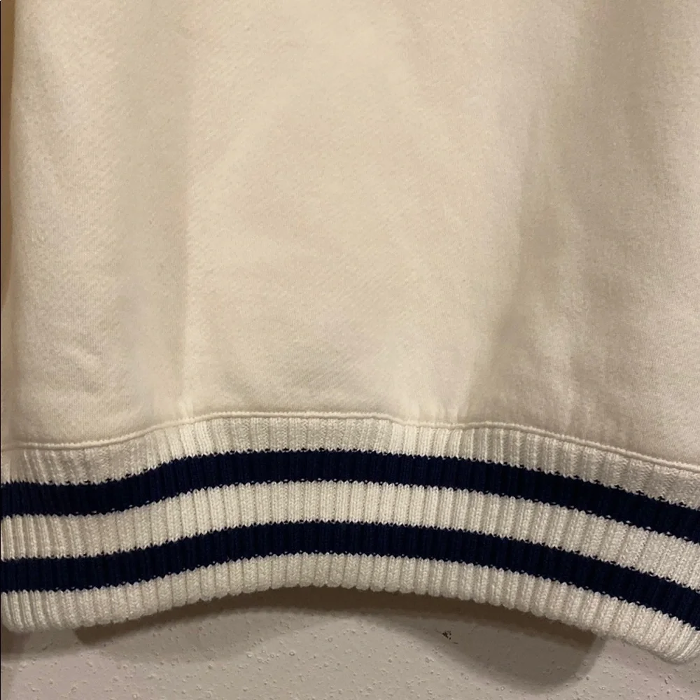 J.Crew Heritage fleece half-zip sweatshirt with contrast trim Size S